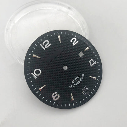 35.6MM watch dial, fits ETA 2836, Miyota 8215/8205/821A, DG2813/3804 movements for precise timekeeping.