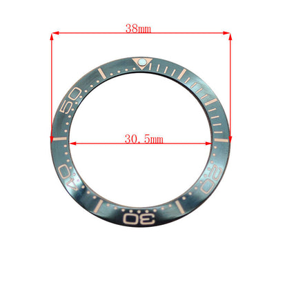 38mm Keramik Uhr Lünette Für GMT Herren Uhr Zubehör Uhr Reparatur Teil 