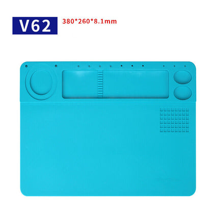 Heat-Resistant Soldering Station Silicon Soldering Watch Repair Mat Work Pad