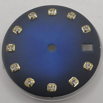 29 mm Zifferblatt ohne Leuchtmasse, geeignet für NH35 NH36 Uhrwerk, Imitation Diamond Nail