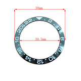 38mm Ceramic Watch Bezel For GMT Mens Watch Accessories Watch Repair Part