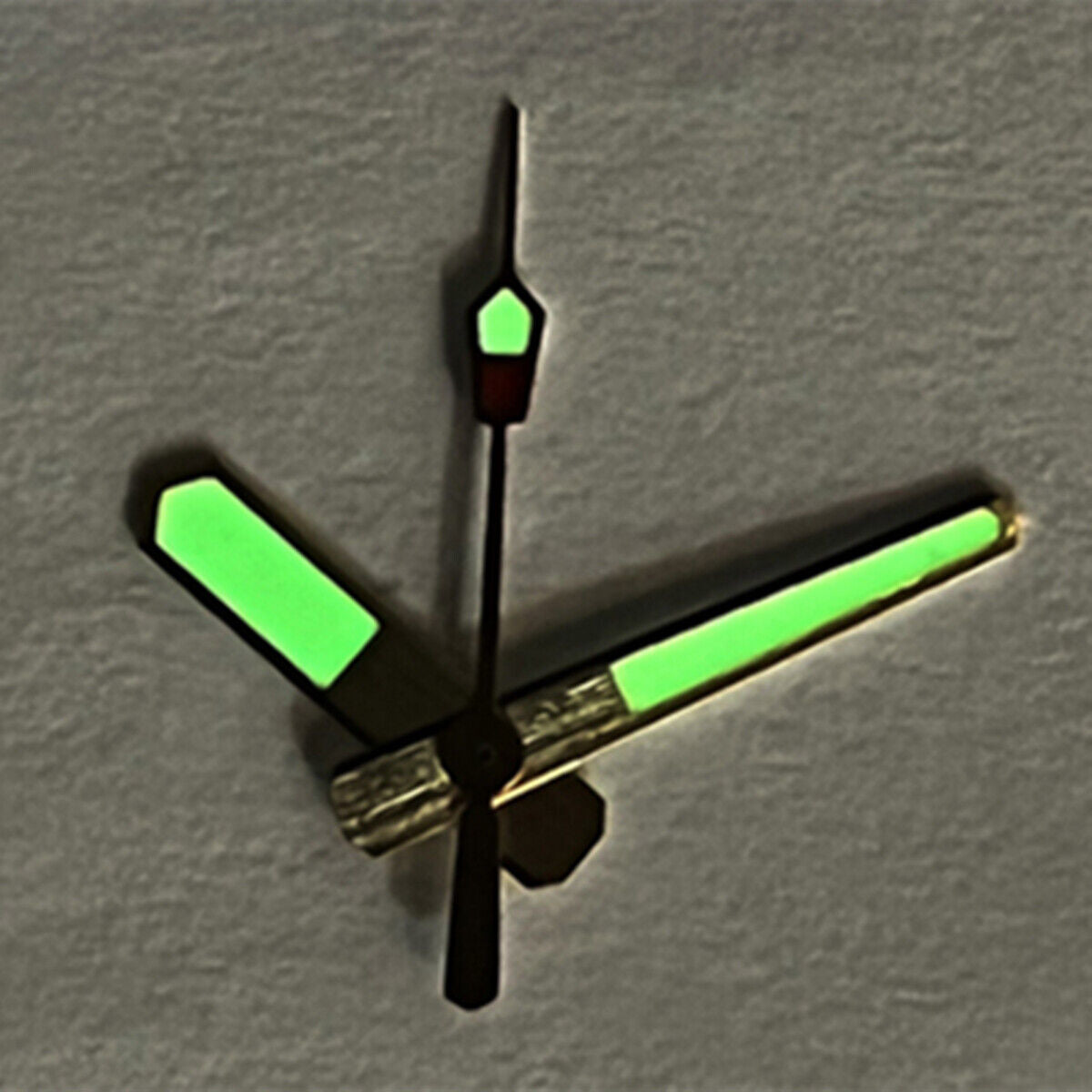 Aiguilles de montre C3 Super Lume avec garniture dorée pour mouvement SRP777 SKX/SBBN NH35 NH36