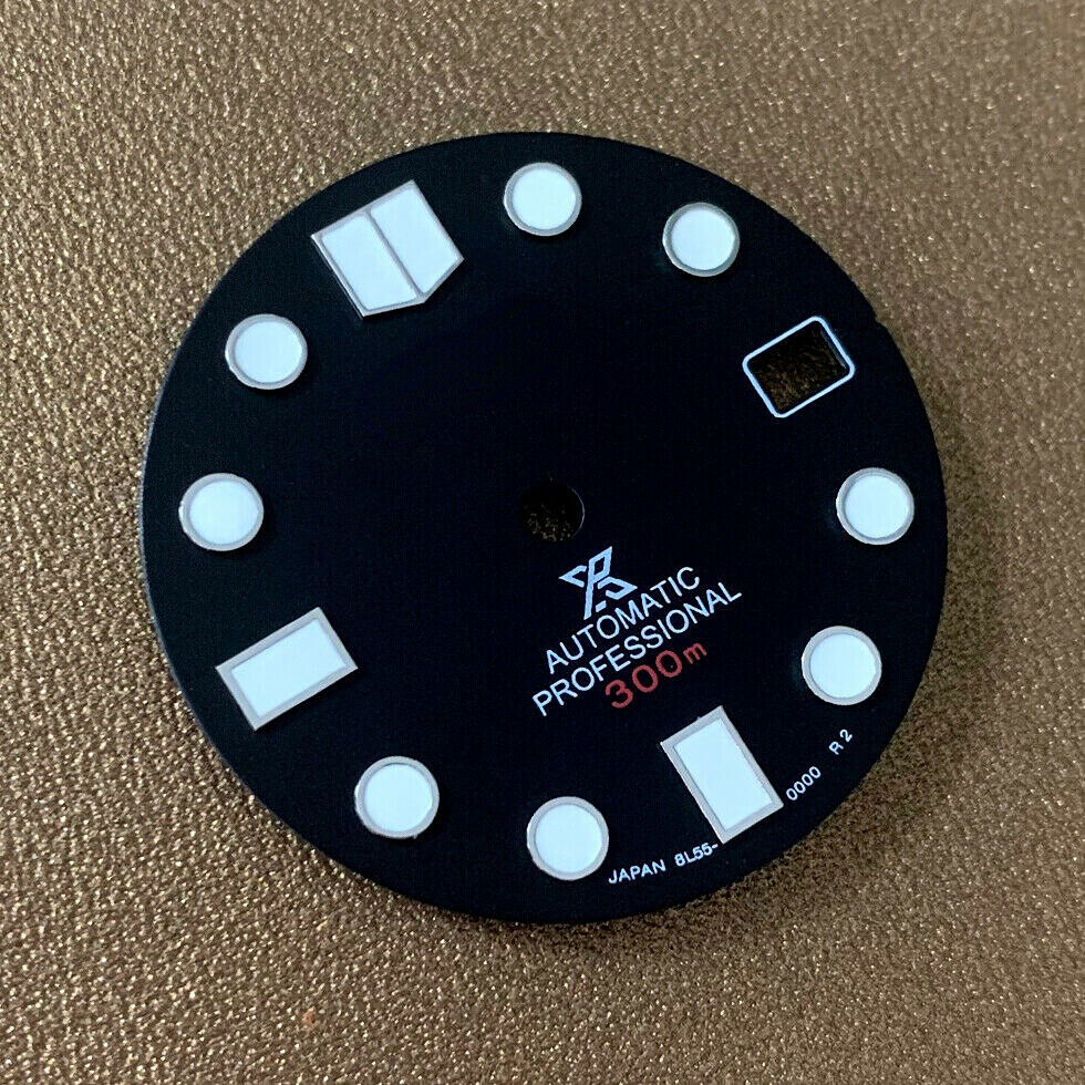 28,50 mm Zifferblatt grün leuchtend passend für NH35 Uhrwerk Uhrenteile #0321