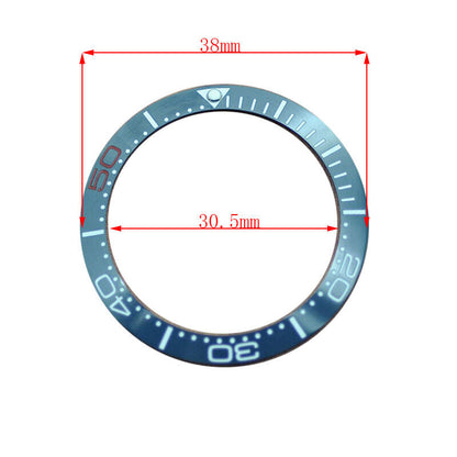 38mm Keramik Uhr Lünette Für GMT Herren Uhr Zubehör Uhr Reparatur Teil 