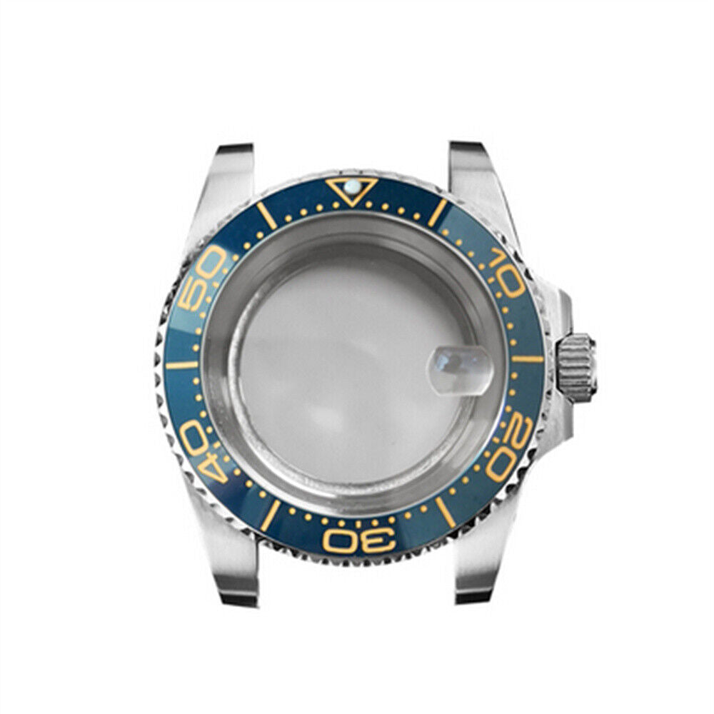 Boîtier de montre en verre saphir grossissant 40 mm pour montre NH35/NH36 