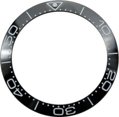 Anillo de bisel cerámico de 38mm para reloj, anillo insertable para bisel para caja de reloj GMT de 40mm