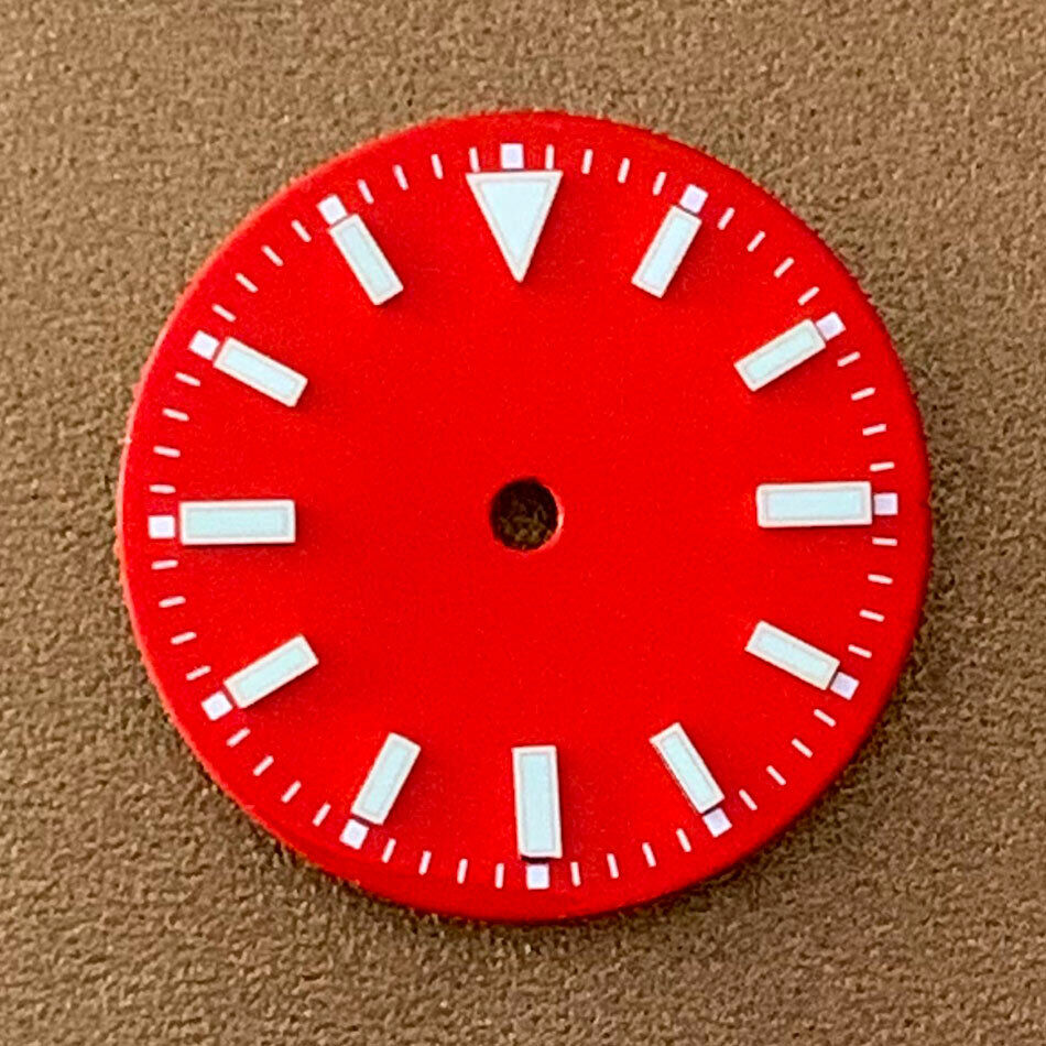 29mm luminous watch dial compatible with NH35/NH36 ETA 2836/8215/2813 movements.