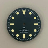 28.5mm Retro Watch Dial Green Luminous Suitable for NH35/8215/2836 Movement #XE5