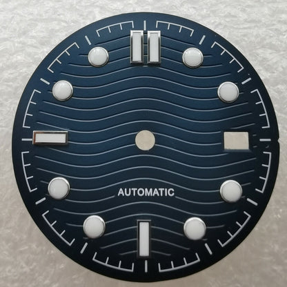 Brandneues 31-mm-Zifferblatt, grün leuchtend, passend für Omega NH35/NH36 #02