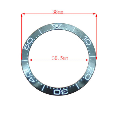 38mm Keramik Uhr Lünette Für GMT Herren Uhr Zubehör Uhr Reparatur Teil 