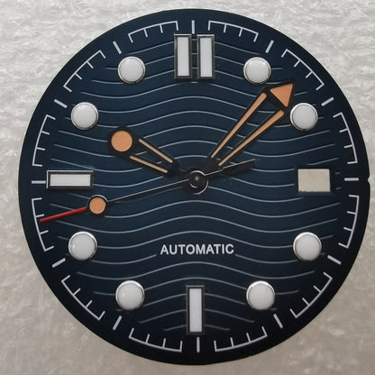 Brandneues 31-mm-Zifferblatt, grün leuchtend, passend für Omega NH35/NH36 #02