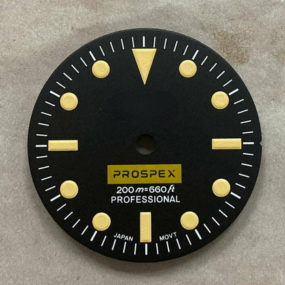 28,50 mm Zifferblatt grün leuchtend passend für NH35/NH36 Uhrwerk Uhr #04