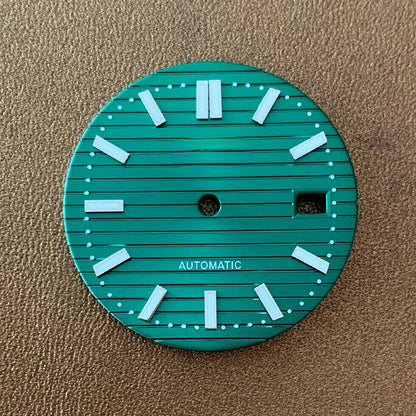 Cadran de montre lumineux de 30,5 mm, adapté au mouvement NH35, pièces de rechange