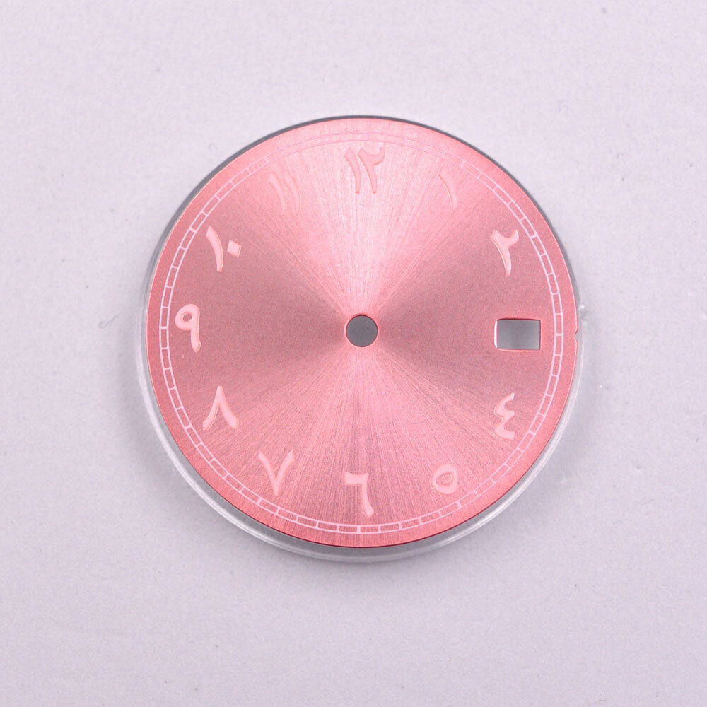 Cadran de montre à chiffres arabes de 28,50 mm, compatible avec le mouvement NH35 NH35A AB-4