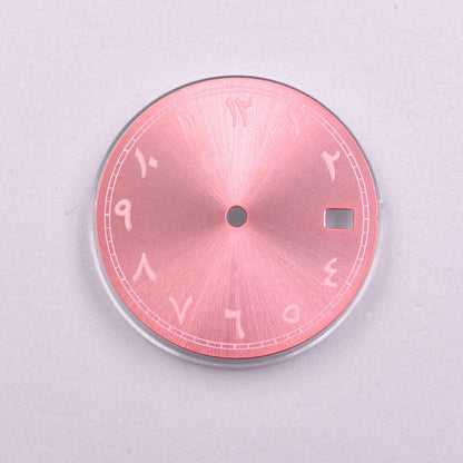 Cadran de montre à chiffres arabes de 28,50 mm, compatible avec le mouvement NH35 NH35A AB-4
