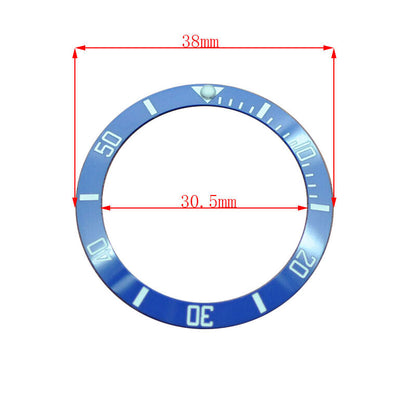 38mm Keramik Uhr Lünette Für GMT Herren Uhr Zubehör Uhr Reparatur Teil 