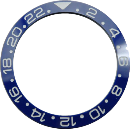 Anillo de bisel cerámico de 38mm para reloj, anillo insertable para bisel para caja de reloj GMT de 40mm