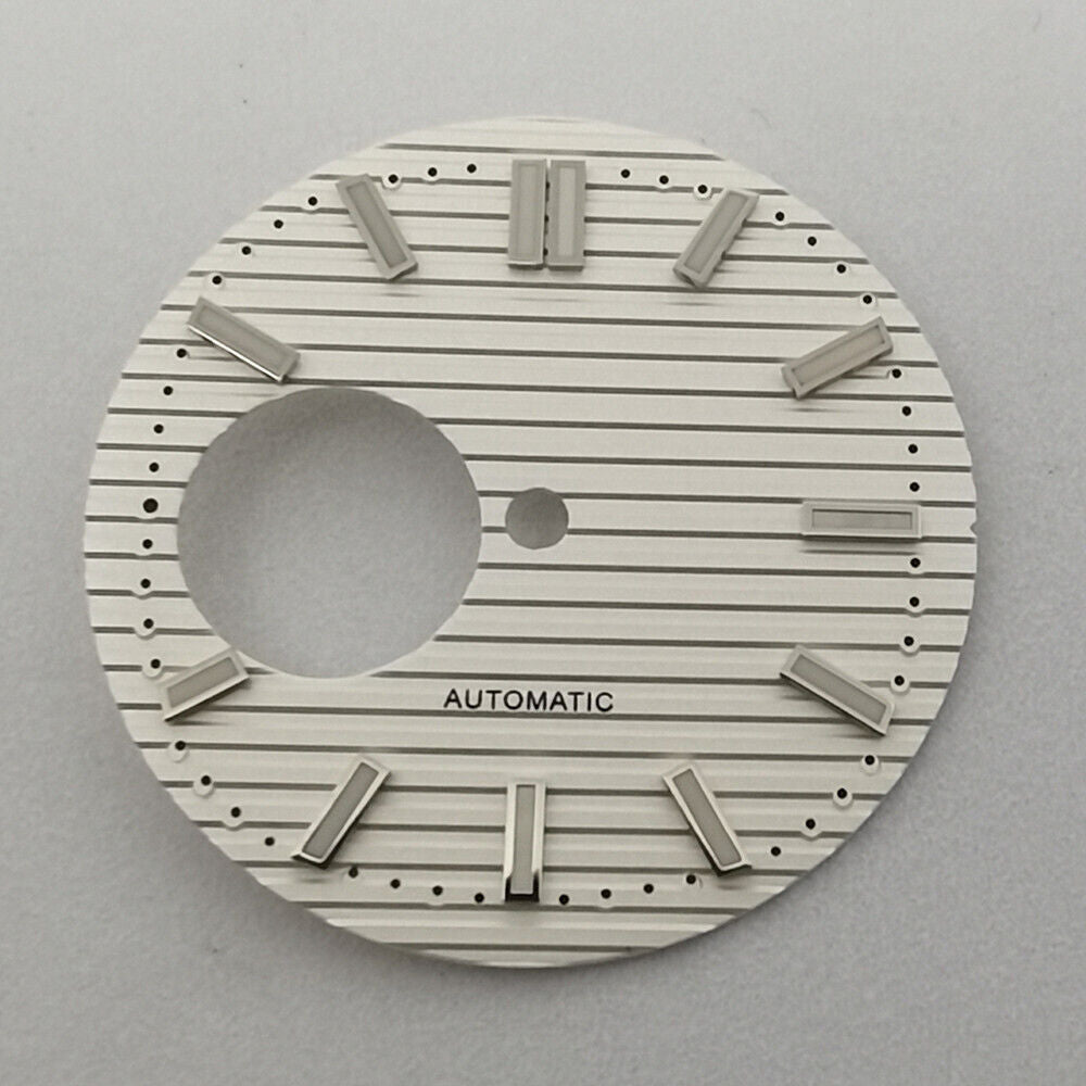 Cadran de montre neuf de 29,7 mm, vert lumineux, compatible avec le mouvement NH38 #JC06
