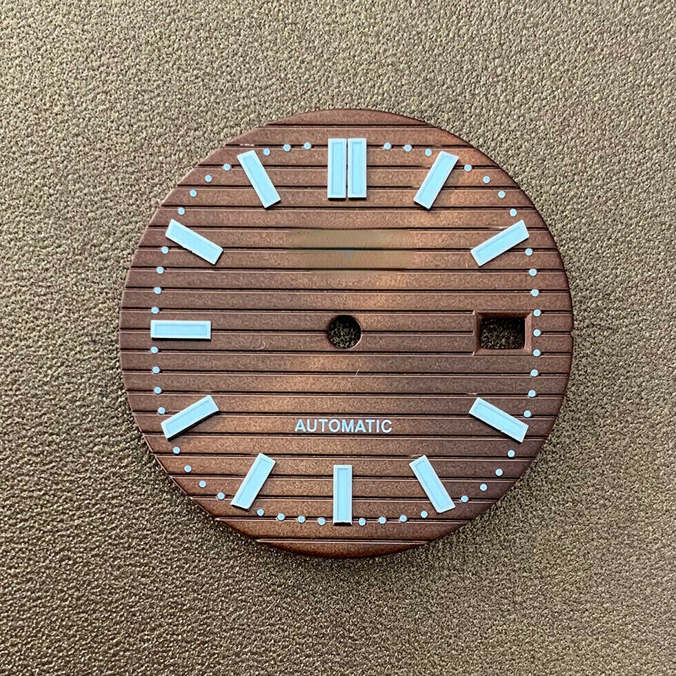 Cadran de montre lumineux de 30,5 mm, adapté au mouvement NH35, pièces de rechange