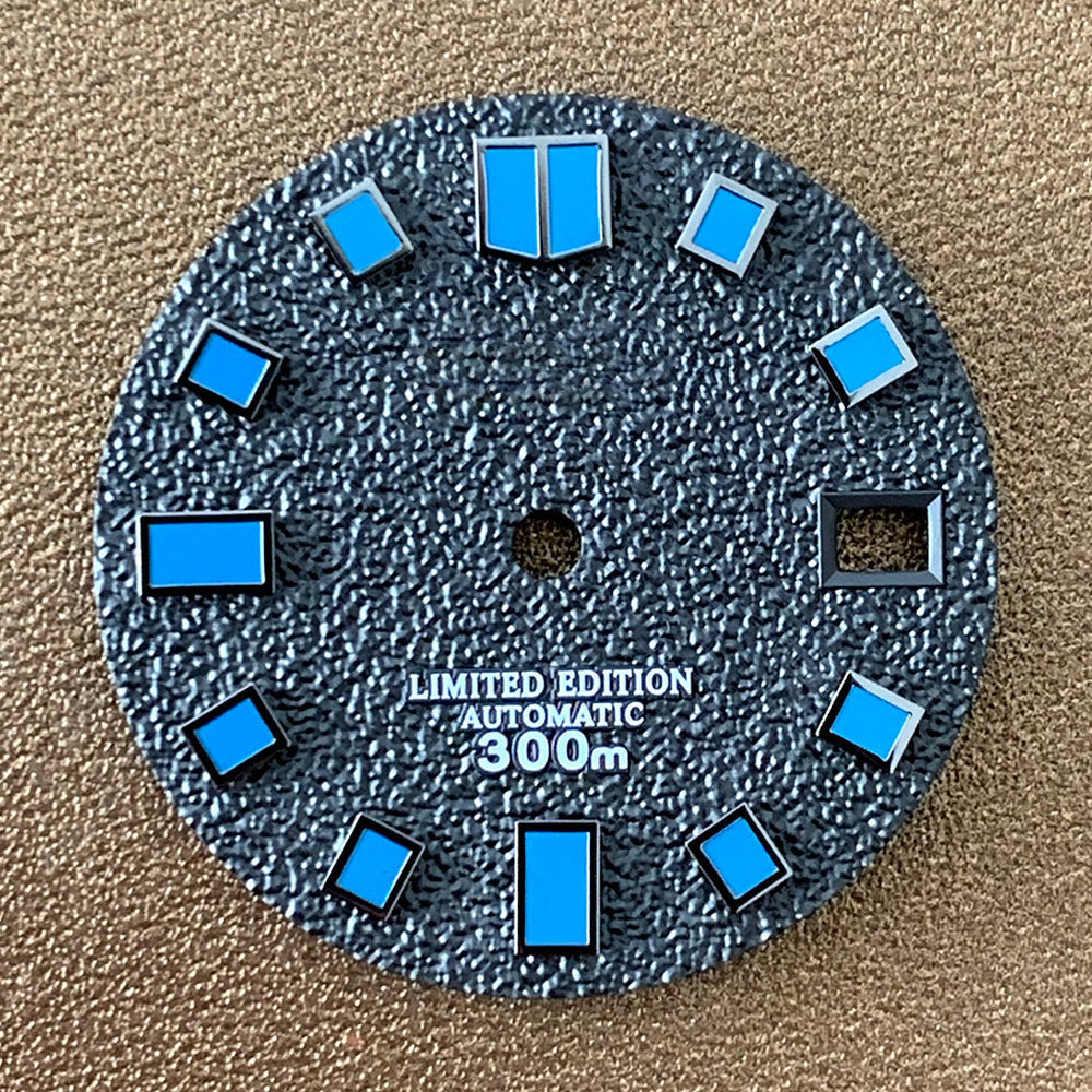 Cadran de montre coloré de 28,5 mm, adapté au mouvement NH35, pièces de rechange