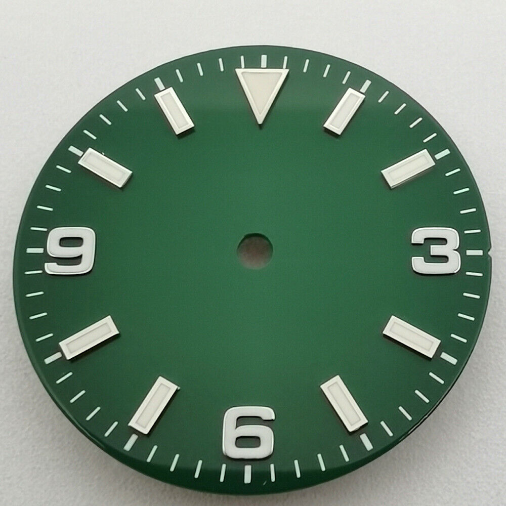 29mm Oyster 369 Watch Dial Green Lume Suitable for NH35/NH36 MZ2813 Movement #21