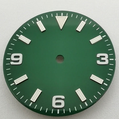 29mm Oyster 369 Watch Dial Green Lume Suitable for NH35/NH36 MZ2813 Movement #21