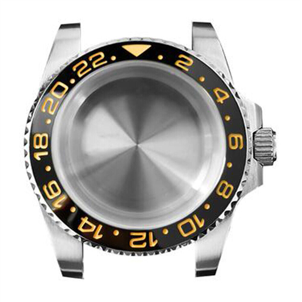 Koperta zegarka 40MM z szafirowym szkłem, koperta zegarka ze stali nierdzewnej 316L do NH35 NH36