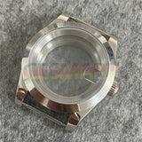 39MM Transparent Bottom Sapphire Glass Stainless Steel Watch Case for NH35/NH36