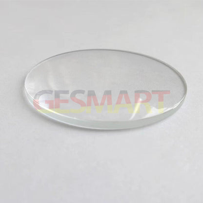 Verre minéral de remplacement pour montre ronde à dôme simple de 1,0 mm d'épaisseur, 29-39 mm