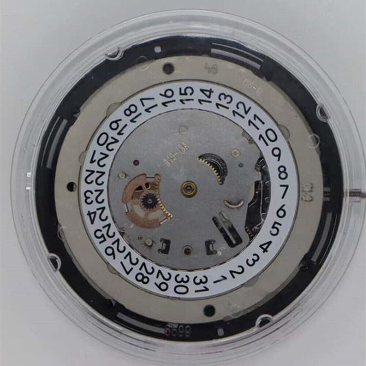 Mouvement mécanique chronographe <tc>ETA</tc> C15.111 authentique de fabrication suisse, cadran blanc 1853