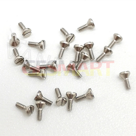 Watch case cushion mount screws for Miyota 8215 8200 movement, durable watch accessory parts.