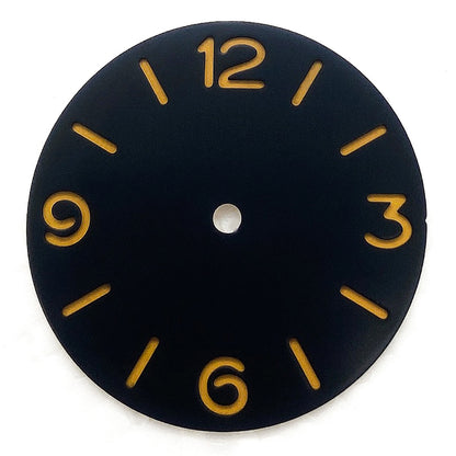 38.9MM watch dial for ETA 6498/6497 & ST3600 movements, featuring intricate design details.