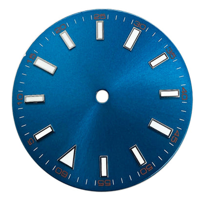 29MM green luminous watch dial, compatible with Miyota 2813, 3804, 8215, 8205, 821A movements.