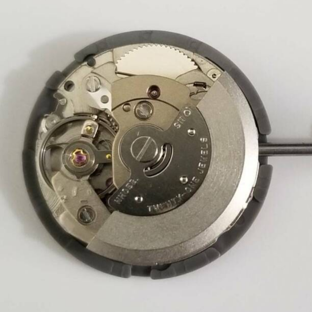 SII NH05 automatic watch movement, precision repair part for mechanical timepieces by Seiko.