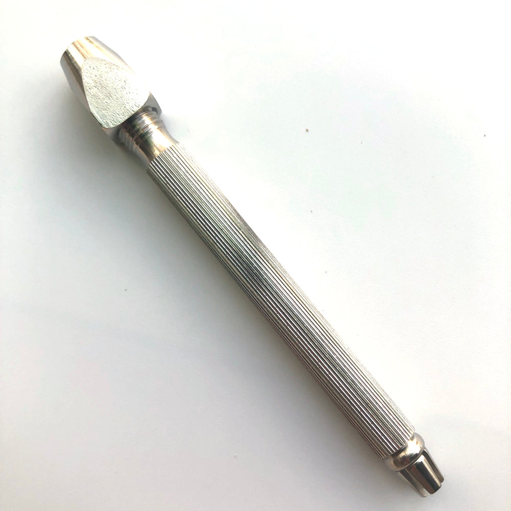 Bergeon 1842-15B pin vise with square head for precise watch accessory adjustments, 0-1.5mm & 4-5mm sizes.