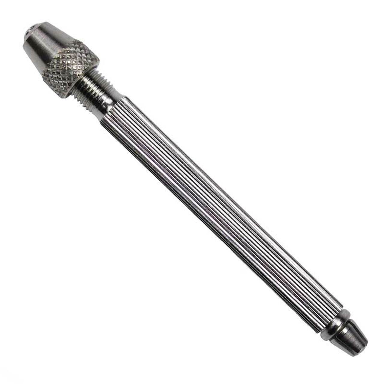 Bergeon 1842-16A pin vise with dual chucks for precision watch accessory repairs.