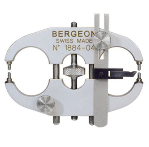 Bergeon 1884-04 precision poising truing tool calipers for watch balance wheel adjustment and repair