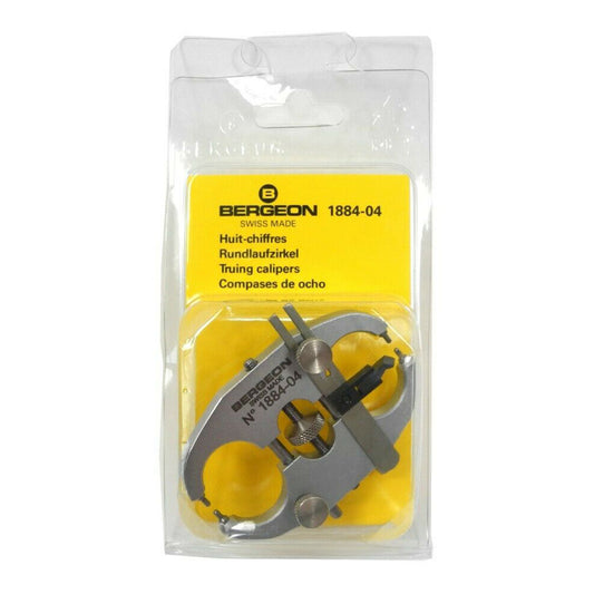 Bergeon 1884-04 precision poising truing tool calipers for watch balance wheel adjustment and repair