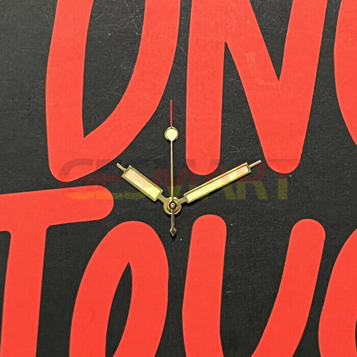 Silver and gold-trimmed C3 Super Luminous watch hands, perfect for SRP777 and SKX007 with NH35/NH36 movements.