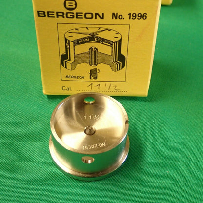 Bergeon 1996 Series adjustable watch movement holder with hollow center screw for precise repair tasks