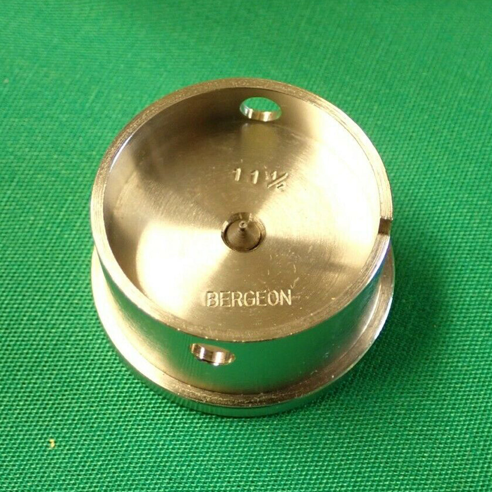 Bergeon 1996 Series adjustable watch movement holder with hollow center screw for precise repair tasks