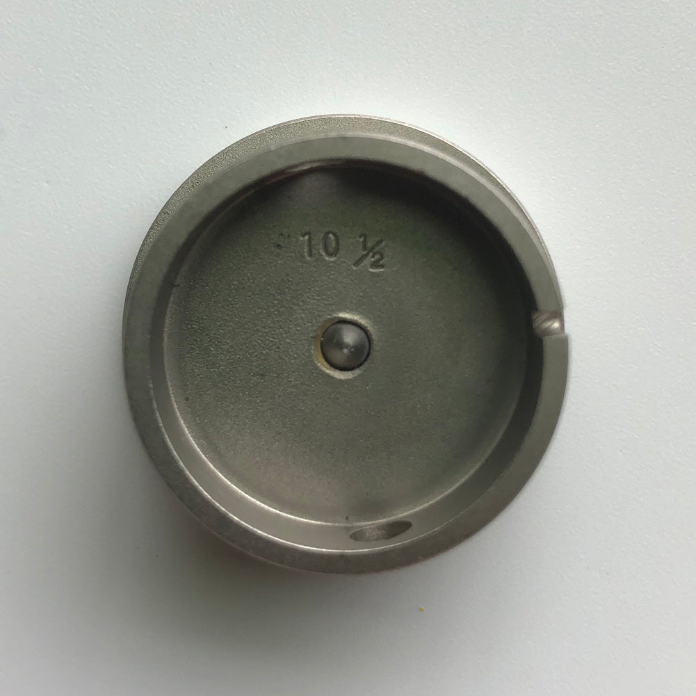 Bergeon 1997 DI 1012 watch movement holder with center screw, 10-1/2 ligne, precision repair tool.