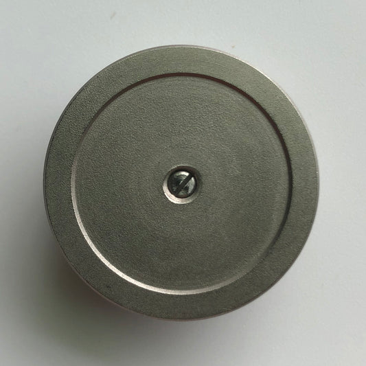 Bergeon 1997 DI 1012 watch movement holder with center screw, 10-1/2 ligne, precision tool for watchmakers.