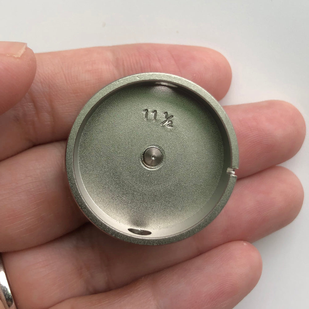 Bergeon 1997 DI 1112 watch movement holder with center screw, 11-1/2 ligne for precise watch repair tasks