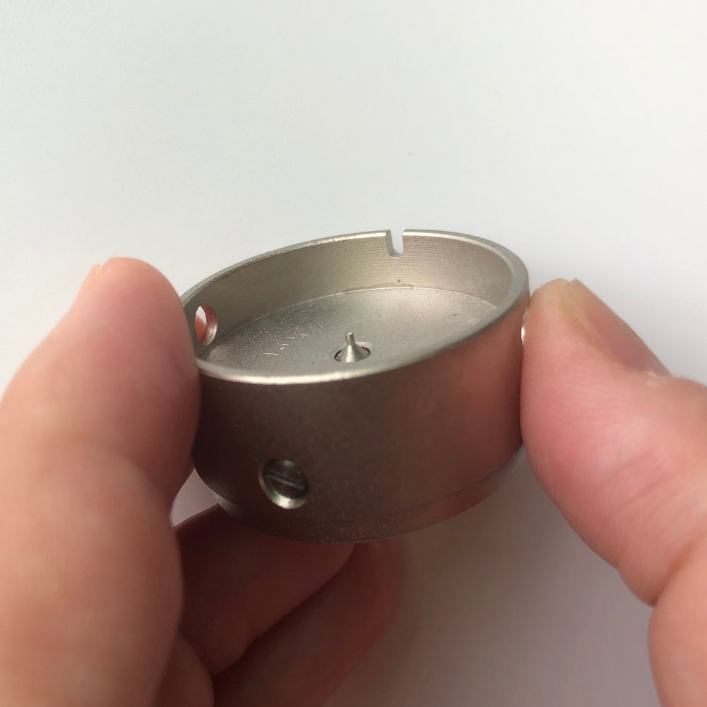 Bergeon 1997 DI 1314 movement holder with center screw for 13-1/4 ligne watch movements