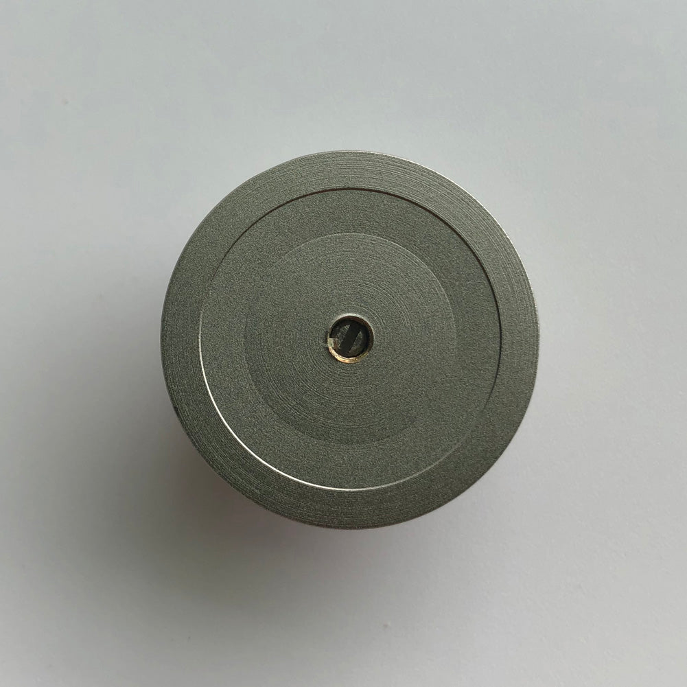 Bergeon 1997 DI 512634 watch movement holder with center screw, precision 5-1/2 x 6-3/4 ligne tool for repair.