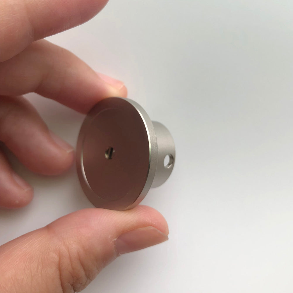 Bergeon 1997 DI 734 watch movement holder with center screw, compatible with 7-3/4 ligne movements for precise repairs.