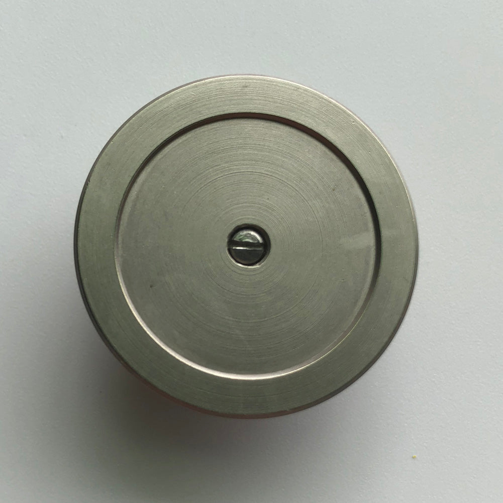 Bergeon 1997 DI 814 watch movement holder with center screw, 8-1/4 ligne, precision repair tool for watchmakers.