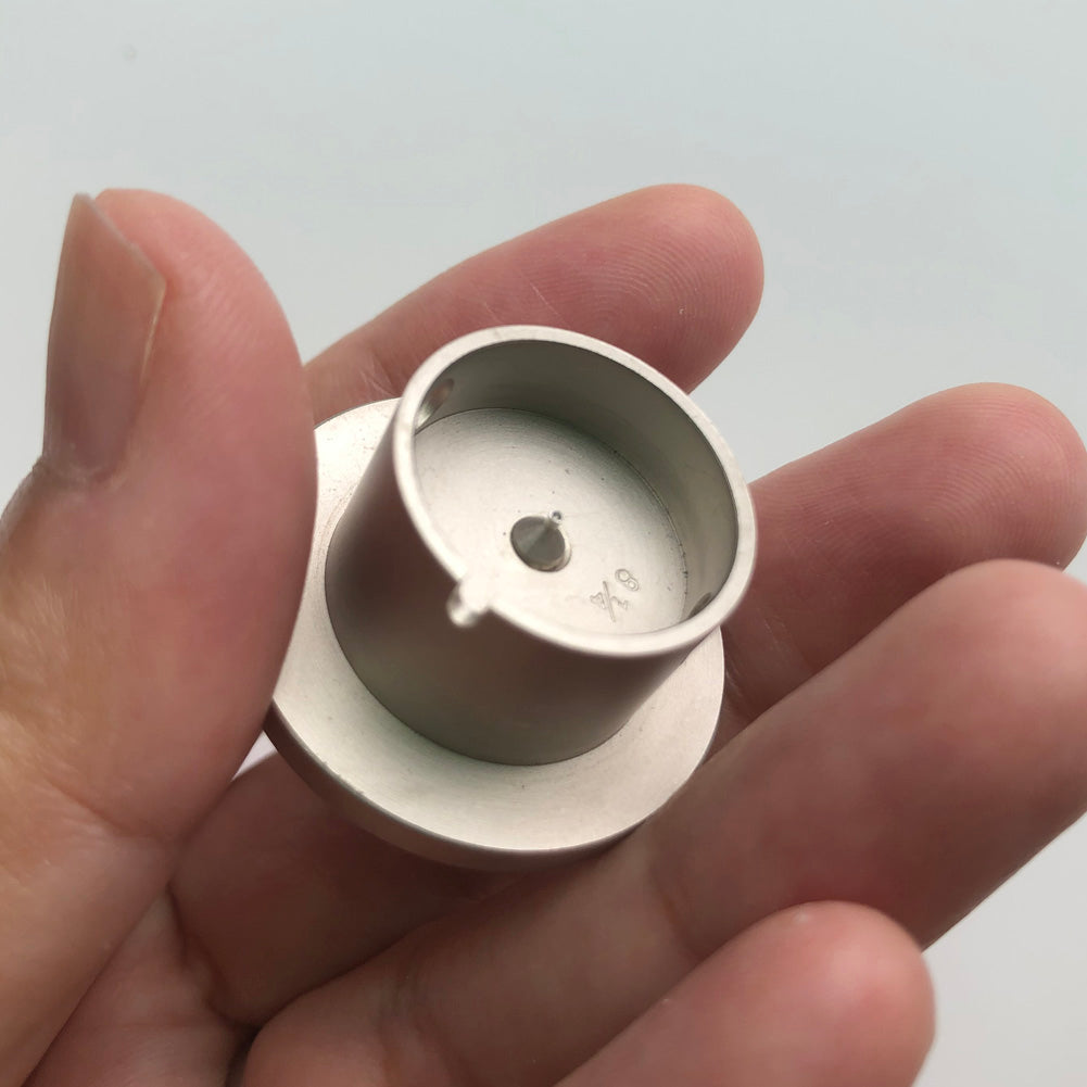 Bergeon 1997 DI 814 watch movement holder with center screw, 8-1/4 ligne, precision tool for watch repair.