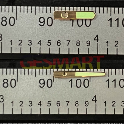Aiguilles de montre C3 Super Lume avec garniture dorée pour mouvement SRP777 SKX/SBBN NH35 NH36